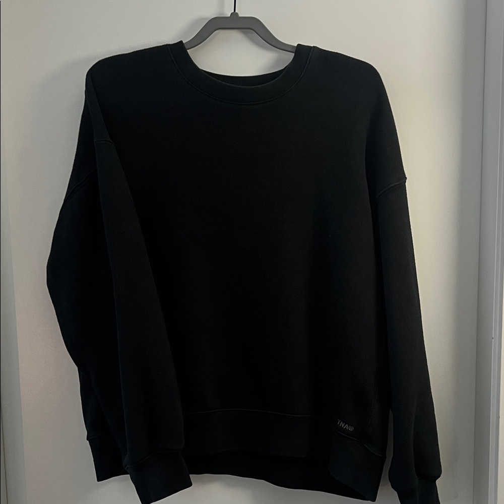 Aritzia Black Crewneck Sweater